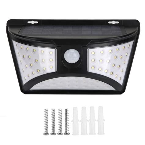 Duokon Applique murale solaire 6500K Énergie Solaire Étanche 68 LED