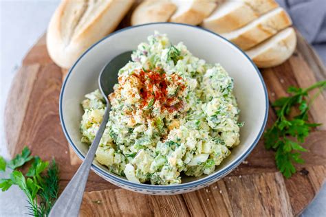 Romige Aardappelsalade Met Ei Augurk En Kruiden Francesca Kookt