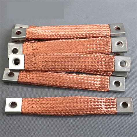 Highly Conductor 25mm2 Bare Copper Braid Flexible Joint Copper Braided