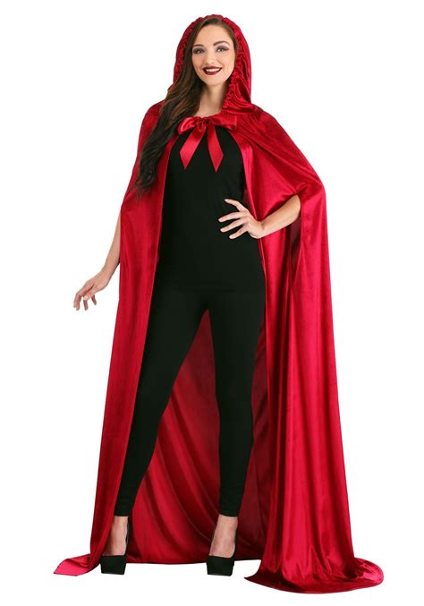 Crimson Riding Costume Adult Cloak | Storybook Accessories