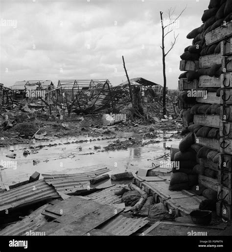 Vietnam War Destroyed City Quang Tri 1972 Stock Photo Alamy