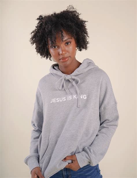 Jesus Is King Unisex Hoodie Christian Apparel Elevated Faith