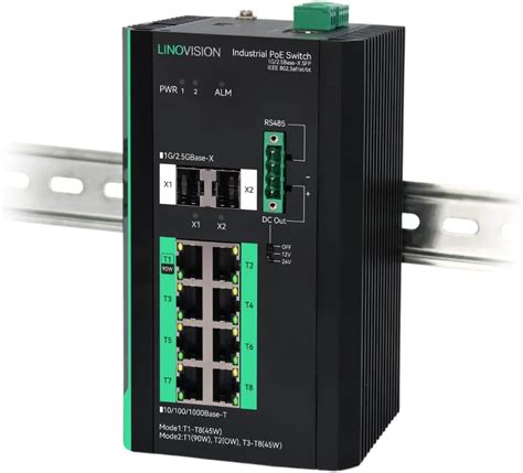 Amazon LINOVISION Industrial 8 Ports Full Gigabit Managed POE