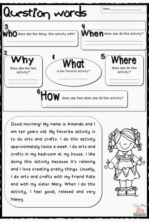 Question Words Worksheet Game About Worksheets Samples