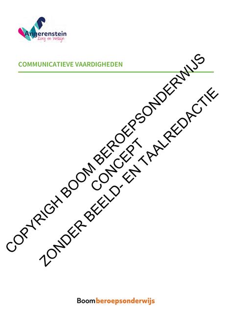 Thema Communicatieve Vaardigheden By Boom Beroepsonderwijs Issuu