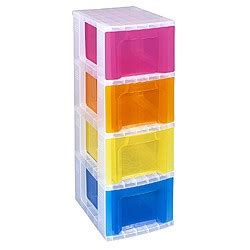 Really Useful Boxes Storage Towers Slimline Storage Tower With 4x6