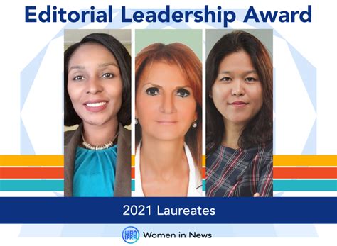 Three Outstanding Newsroom Leaders Named Laureates Of Wan Ifra Women In