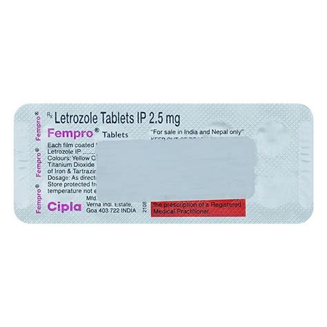 Fempro Letrozole Mg Tablets At Rs Stripe Femara In Mumbai