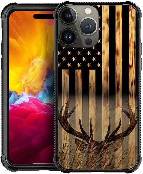 Amazon Djsok Case Compatible With Iphone Wood Grain American