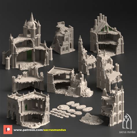 3D Printable The Desolation Of Emerita 3D Printing Designs Bundle