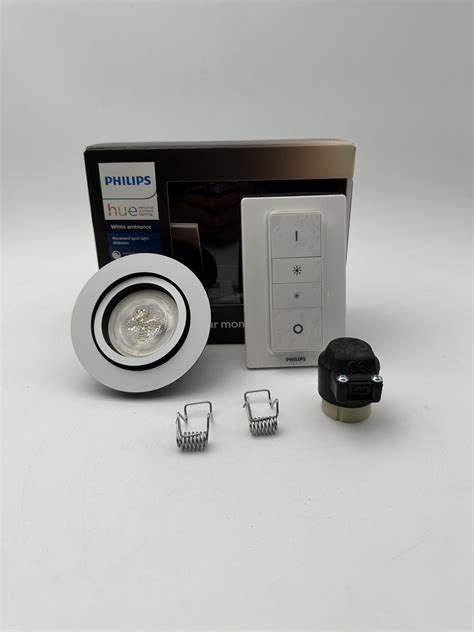 Philips Hue White Ambiance Recessed Spot Light Milliskin Second Go