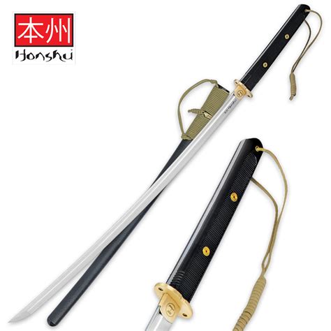 Tactical Katana By Honshu 1060 High Carbon Steel Sword True Swords