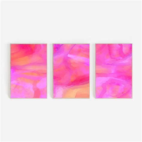 Pink Wall Decor Etsy