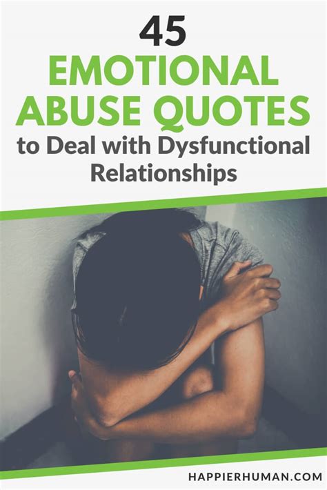 45 Emotional Abuse Quotes to Deal with Dysfunctional Relationships - Happier Human