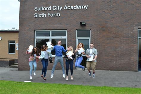 Salford City Academy students celebrate GCSE results