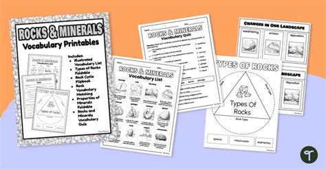 The Rock Cycle Worksheet Pack Teach Starter