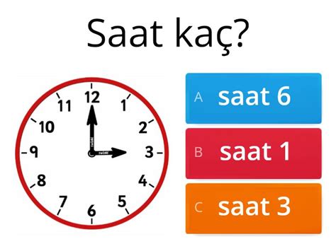 Tam Ve Yar M Saatler Test