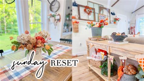 SUNDAY RESET COZY FALL RAINY DAY CLEAN WITH ME CHARLOTTE GROVE