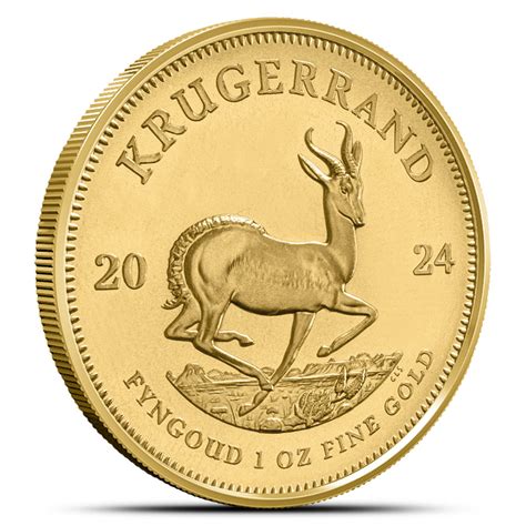 Oz South African Gold Krugerrand Coin Bu L Bgasc