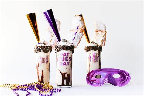 Mardi Gras Milkshakes // Coffee Milkshake w. Beignets - Salty Canary