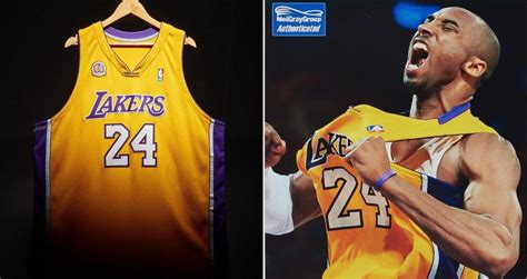 Iconic Kobe Bryant Jersey Sells For 5 8m At Auction Gma News Online