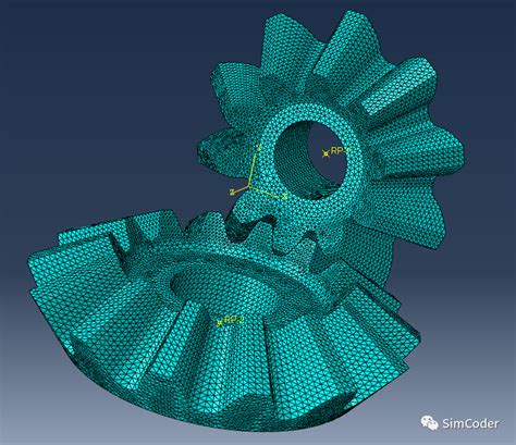 Abaqus：标准锥齿轮齿根应力校核hypermesh通用传动控制 仿真秀干货文章