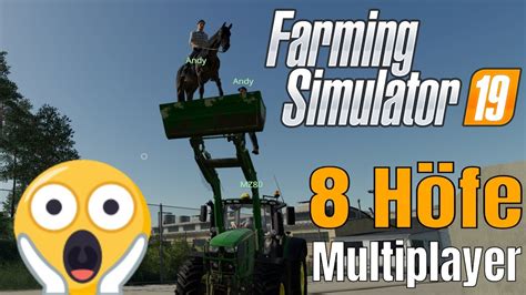 LS19 Multiplayer mit 8 Höfen auf Felsbrunn aus LIVESTREAM 01