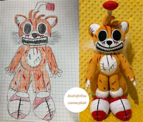 Custom Plush Just Like Tails Doll Plush Inspired Custom Tails - Etsy