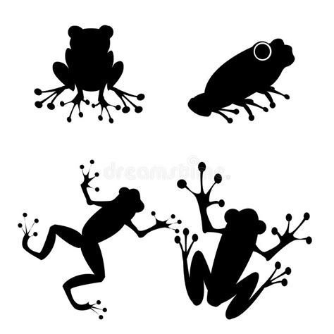 Frog Silhouette Vector