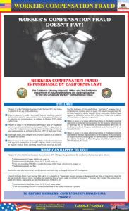 Osha Workers Compensation Fraud Poster