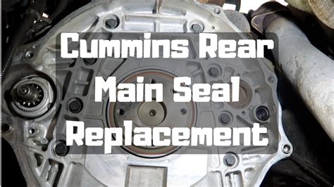 Cost To Replace Rear Main Oil Seal