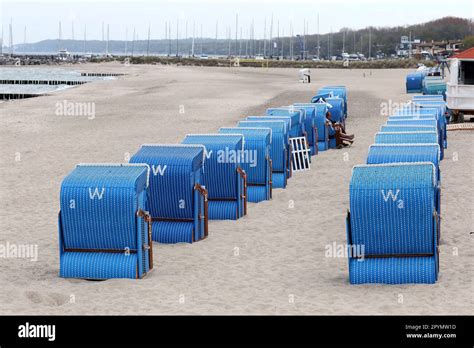 May Mecklenburg Western Pomerania K Hlungsborn Empty Beach