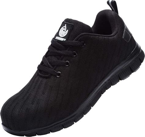 Larnmern Steel Toe Work Safety Shoes Men Reflective Casual