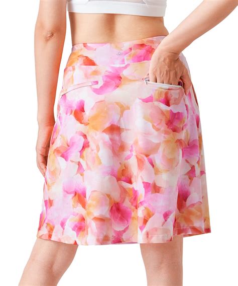 Modest Knee Length Skort Floral 20 Yogipace