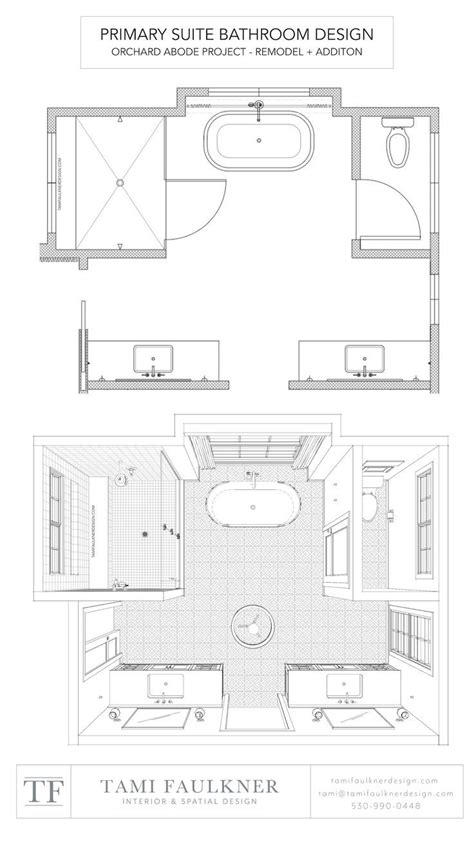 Primary Bathroom Floor Plan Master Bathroom Floor Plan How To Design