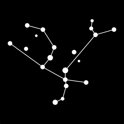 Andromeda constellation map. Vector illustration. 23138404 Vector Art ...