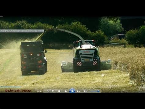 Whole Crop Silage With Claas 980 With Some John Deere Mowing In The