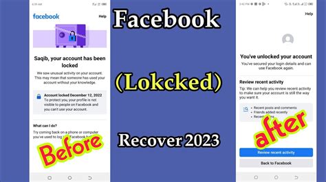 Your Account Has Been Locked Facebook Learn More How To Unlock