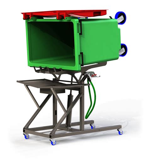 Wheelie Bin Tippers Electro Hydraulic Materials Handling