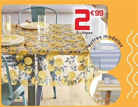 Promo Nappe Chez Gifi