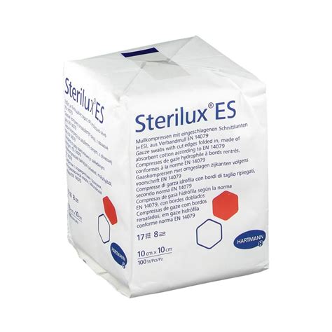 Sterilux ES kompresy gazowe niejałowe 10x10 cm 17 nitkowe 8