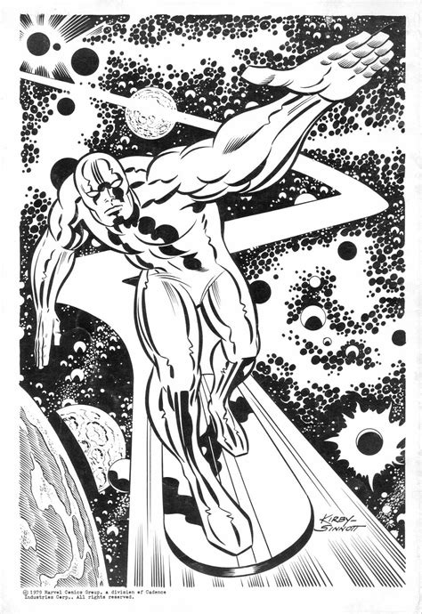 Marvel Comics Of The S The Silver Surfer By Jack Kirby And