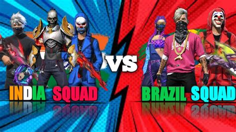 India Vs Brazil Free Fire India Vs Brazil Custom India Vs Brazil Ff