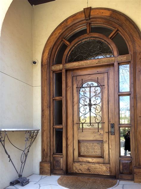 Arched Door With Transom La Puerta Originals Front Entry With