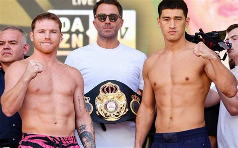 Canelo Lvarez Y Dmitry Bivol Dan El Peso Y Se Preparan Para Su Pelea