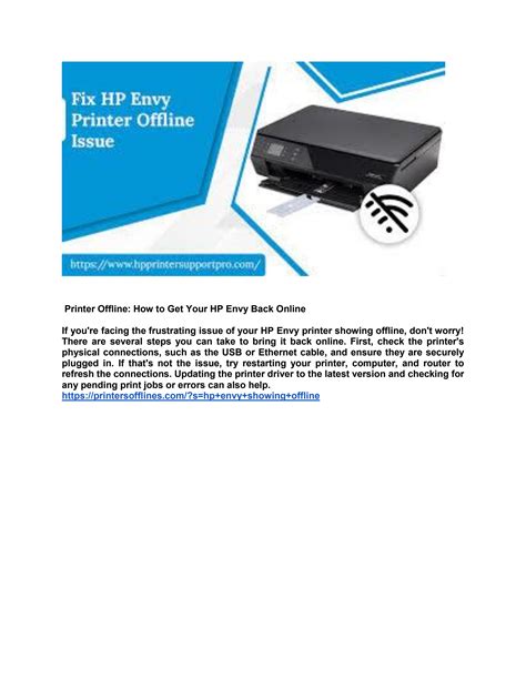 Printer Offline How To Get Your Hp Envy Back Online By James Jayden Issuu