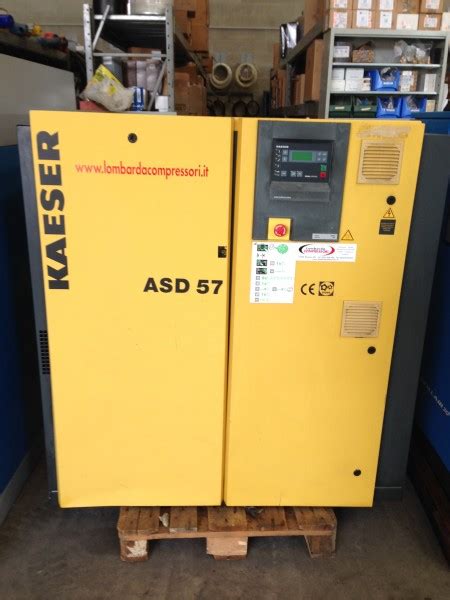 Compressore A Vite Usato Kaeser Mod ASD 37 22 Kw Inverter