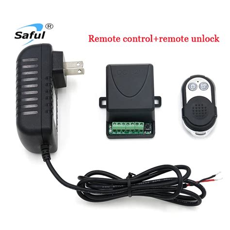 DC12V 433MHz wireless unlock controller door access control system with ...