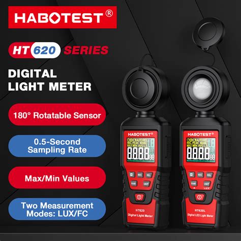 Habotest Ht Digital Light Meter Lux Photometer Luxmeter