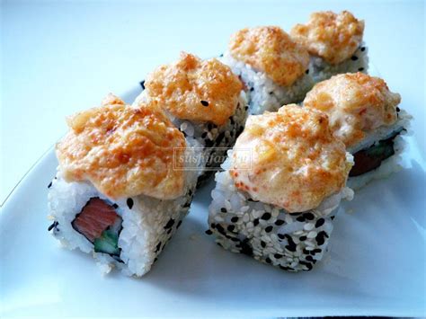 Горячие роллы рисом наружу | рецепт | sushifan.ru